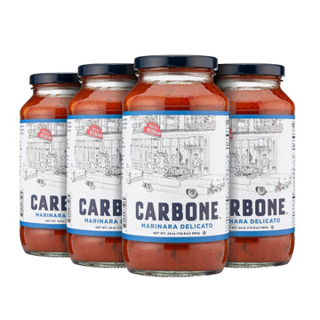 Carbone Marinara Delicato Pasta Sauce | Tomato Sauce Made with Fresh & All-Natural Ingredients | Non GMO, Vegan, Gluten Free, Lo