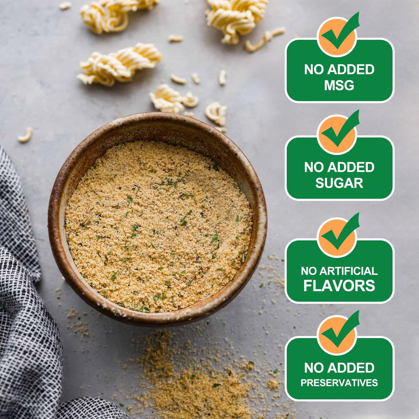 Jayuss Ramen Seasoning Less Sodium Chicken Instant Ramen Seasoning Powder 10.58 Oz Gluten Free, Non-Gmo, No Msg Premium Instant