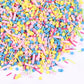 Rainbow Sprinkles for Cake Decorating 7 Ounce Edible Confetti Sprinkles for Cupcake Topper Cookie Cupcakes Candy Cream Chocolate