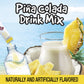 Margaritaville Singles To Go Water Drink Mix, Pina Colada Flavor, 72 Servings, 0.65 Ounce Pack of 12