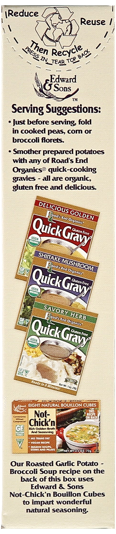 Edward & Sons Organic Garlic Mashed Potatoes, 3.5 Oz