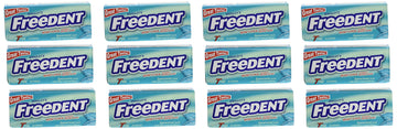 Freedent Gum Spearmint 15 Sticks, 12 Pack, (180 Sticks Total)