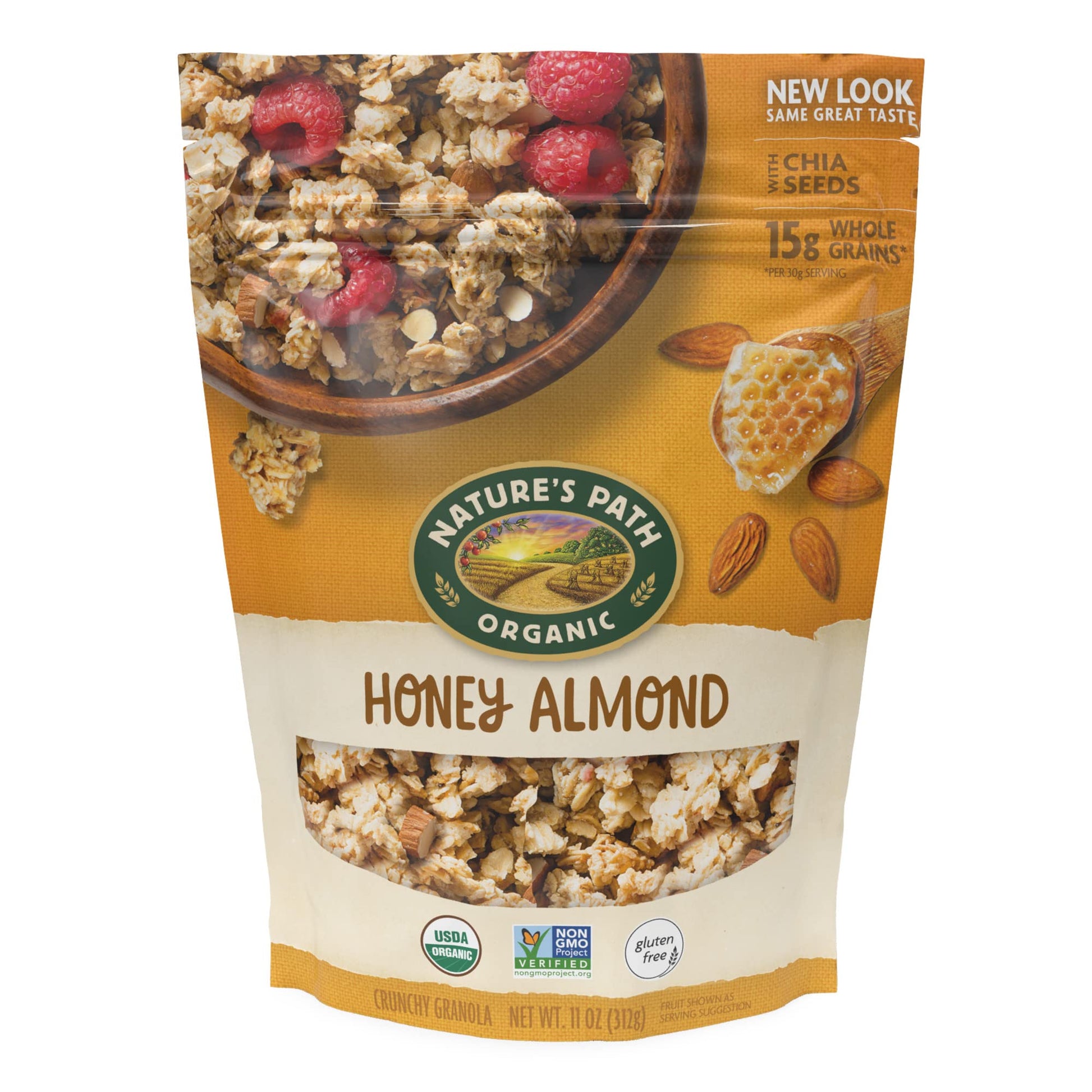 Nature'S Path Organic Gluten Free Honey Almond Granola, 11 Ounce