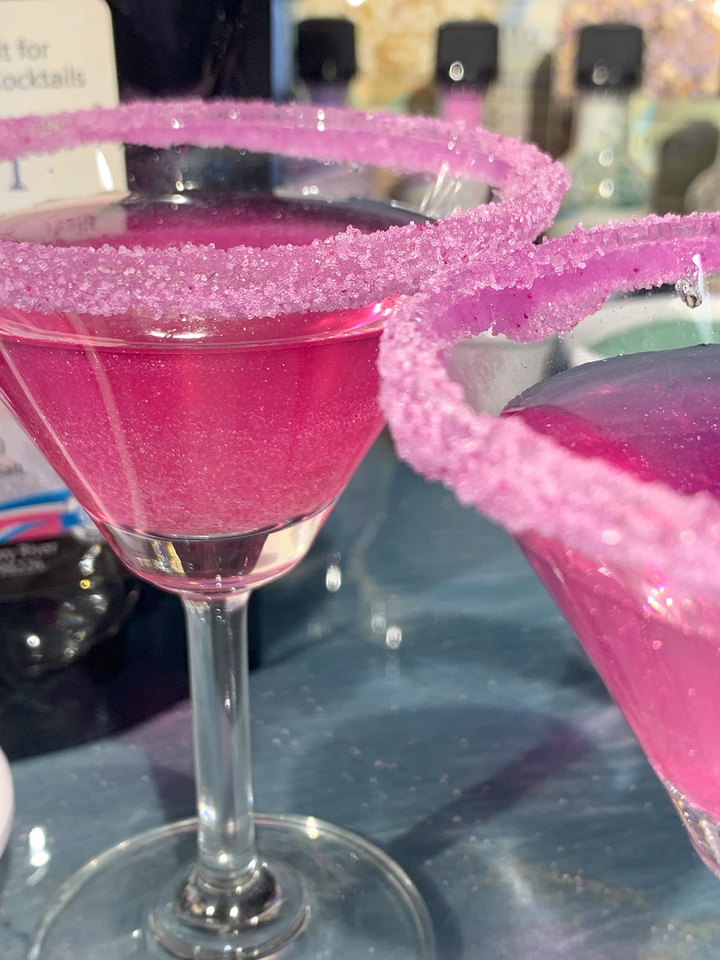 Snowy River Pink Cocktail Salt - 8oz Kosher Beverage Rimmer, Naturally Colored Margarita Rimming Salt