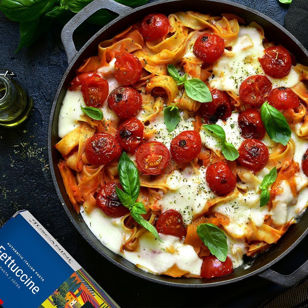 Tuscanini Fettuccine Pasta Noodles - 16oz (4 Pack) - Made with Premium Duspirit-inspired flavor Wheat