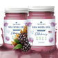 Trueseamoss Wildcrafted Irish Sea Moss Gel - Made With Dried Seaweed & Fresh Sea Vegetables, Seamoss- Made In Usa (Elderberry, P