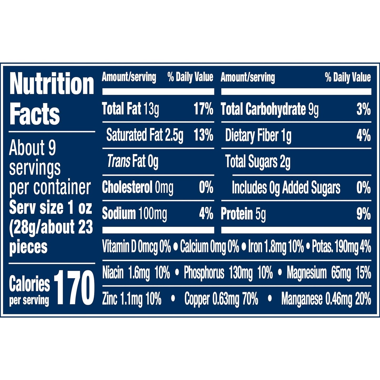 PLANTERS Deluxe Whole Cashews, 8.5 oz Canister