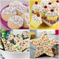 Cake Mate Easter Cookie Decorating Kit - White & Green Icing, Rainbow Sprinkles - Perfect for Cookies, Brownies, Ice Cream