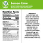 V8 +ENERGY Sparkling Lemon Lime Juice Energy Drink, Pack of 4 (11.5 fl oz)