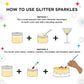 BLACKSHERBET Edible Glitter for Drinks, Cakes & Cupcakes, 5g, Gold, KOSHER Certified