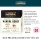Manuka Emporium Raw Manuka Honey Packets Mgo 263+ | 24 X 0.18Oz Single-Serve Snaps | Certified Monofloral New Zealand Honey | Umf 10+ Equivalent | Travel-Friendly Superfood For Daily Wellness