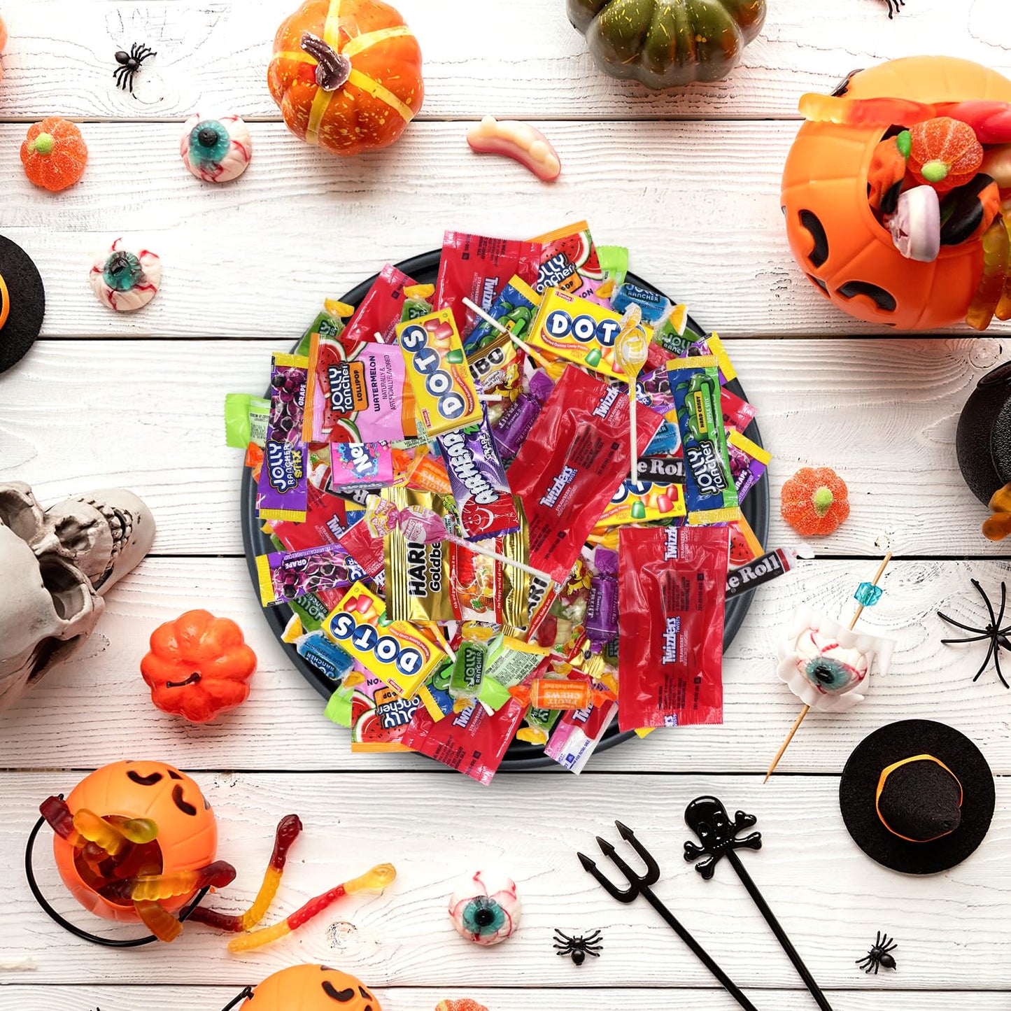 3 Pound Bulk Candy Variety Pack - Large Candy Mix Individually Wrapped Candies for Pinata Fillers  Birthday Party  Favors   & Goodie Bags - Approx 200 Assorted Candies