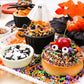 Halloween Sprinkles for Cake Decorating - 6.53 oz Edible Candy Eyes  Pumpkin  Ghost  Spider  Confetti  Nonpareils Sprinkle Mix  Cupcake Cookie Decorations for Fall Halloween Party