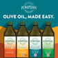 Pompeian Made Easy Bake Olive Oil, Ultra Light Taste, Perfect For Baking Foods Such As Brownies And Cakes, American Heart Association Certified, Non-Allergenic, Non-Gmo, 16 Fl Oz (Pack Of 1)