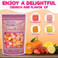 Freeze Dried Fruit Bursts Candy - Original Hard Candy Mix 5oz Treat Snack Gift Bag Cherry, Strawberry, Lemon, Orange Candies Fre