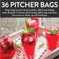 FGO Organic Hibiscus Iced Tea Bags - Eco-Conscious Kraft Bag, 36 Pitcher Bags