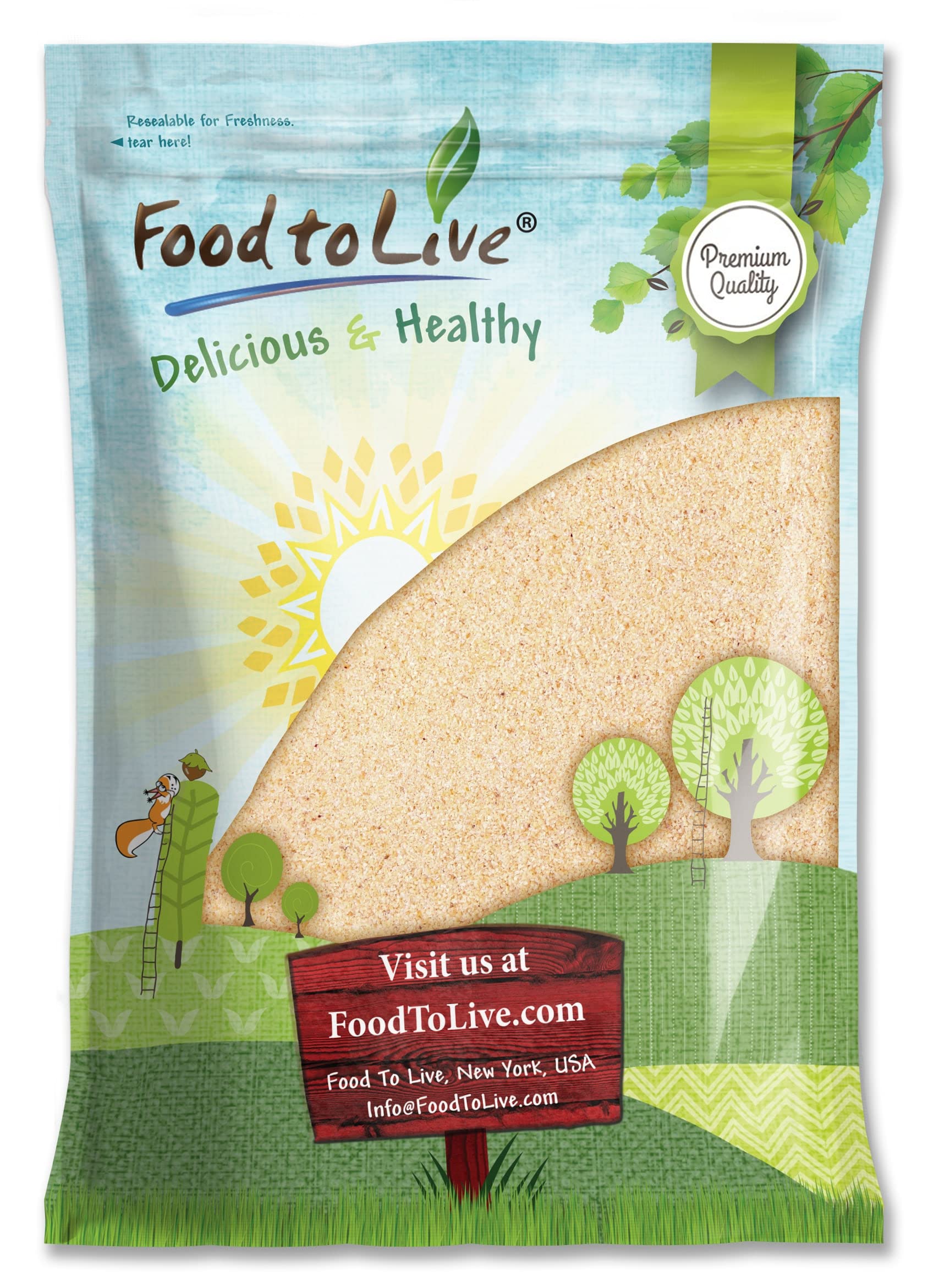 Food to Live - Granulated Garlic, 10 Pounds - Dried Coarse Garlic Granules, Raw, Vegan, Bulk Spice. High in Vitamin B, Dietary F