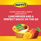 Mott's Mango Peach Applesauce, 4 oz Cups, 72 Count (12 Packs of 6) - Delicious Snack for Kids and Adults