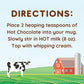 Sillycow Farms Hot Chocolate Sea Salt & Caramel Rich Chocolate Powder Delight Gluten Free Non Gmo Dairy Free Indulgence With Pur
