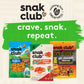 Snak Club Protein Power Snack Mix with Peanuts, Roasted Edamame, Dried Cranberries, Pumpkin Seeds, Almonds, and Cashews, Gluten-