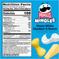 Pringles Mingles Puffed Snacks, Sharp White Cheddar and Ranch, Cheese Puffs, Salty Snacks (6 Bags)