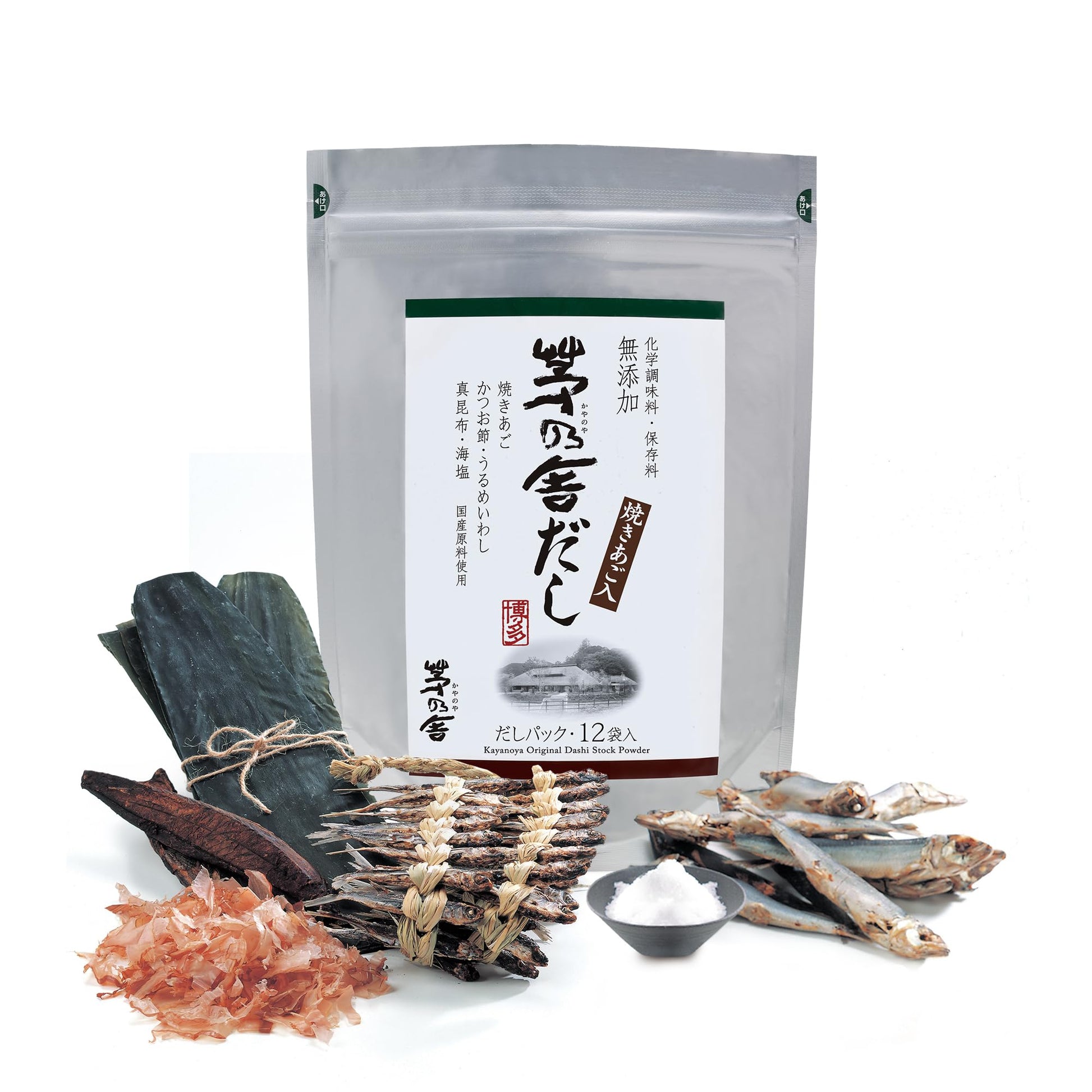 Kayanoya Dashi Powder, Original Dashi Stock with Bonito Flakes, 0.28 Ounce (Pack of 12)