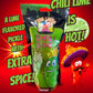 Food Crush Spicy Hot Chili Lime Pickle Kit + Cotton Candy Crunch Gift Pouch - 13 Pcs Variety Pack for Teens