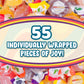 Bonelle Italian Jelly Christmas Candy Bulk - 1 Pound Assorted Christmas Candy Approx 55 Pieces Jelly Fruits Italian Candy Indivi