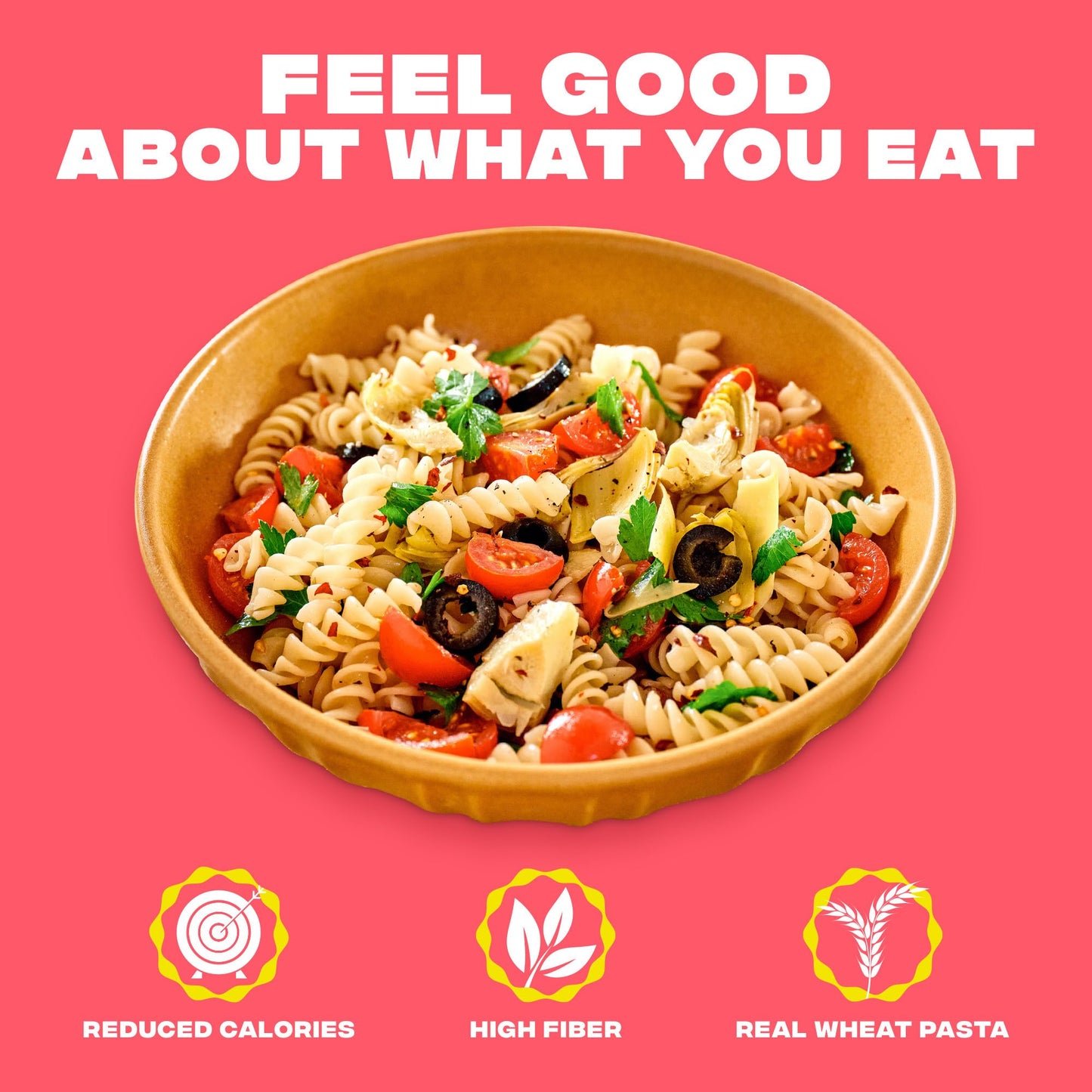 Carbe Diem! Rotini | 3X 12Oz Bags | Lower Net Carb Pasta With A Traditional Flavor & Texture | Pasta Re-Imagined For Healthy Lif