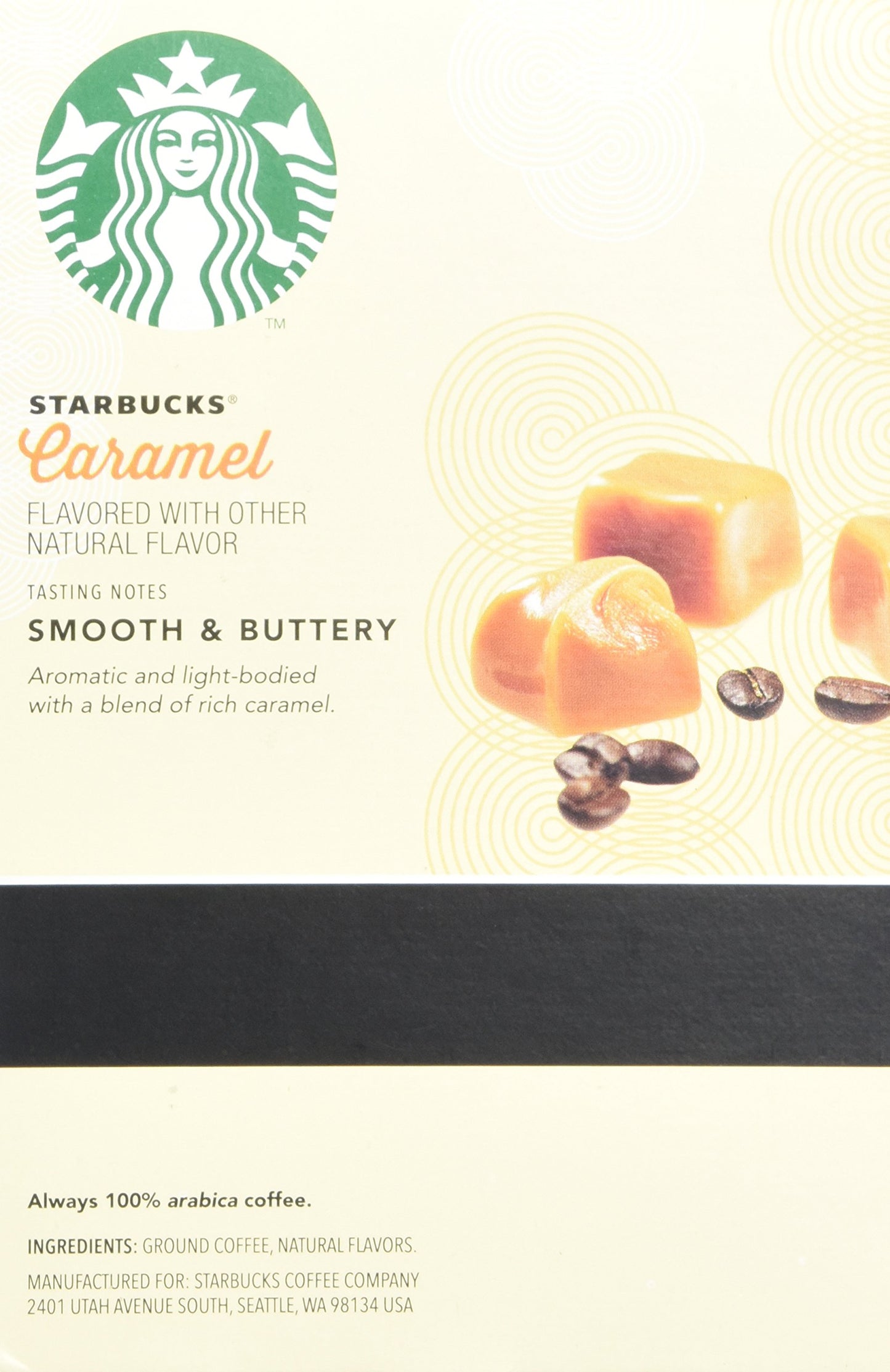 Starbucks Caramel Coffee Pods - 16 Count, Yellow, 1 COUNT (Pack of 16)