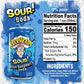 Warheads Soda - Sour Fruity Soda, Blue Raspberry Flavor, 12 Fl Oz Cans, Pack of 12