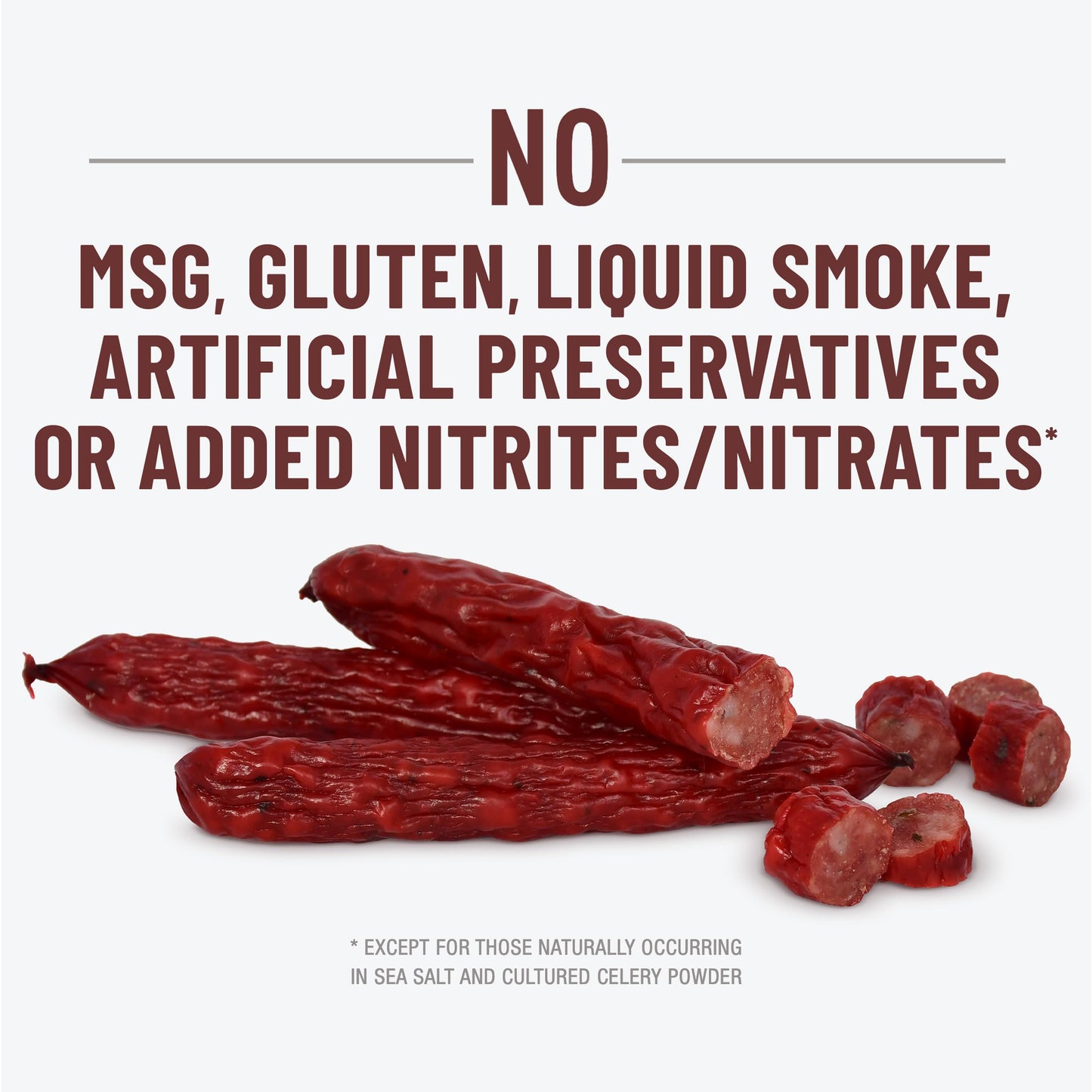 DUKE'S Pork Hatch Green Chile Smoked Shorty Sausages, 7g Protein, 2.5 oz Snack Bags, Pack of 7