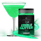 BeePoint Edible Glitter Luster Dust - Food Grade Shimmer Powder for Baking, Cocktails, & Decorating - 15g - Green