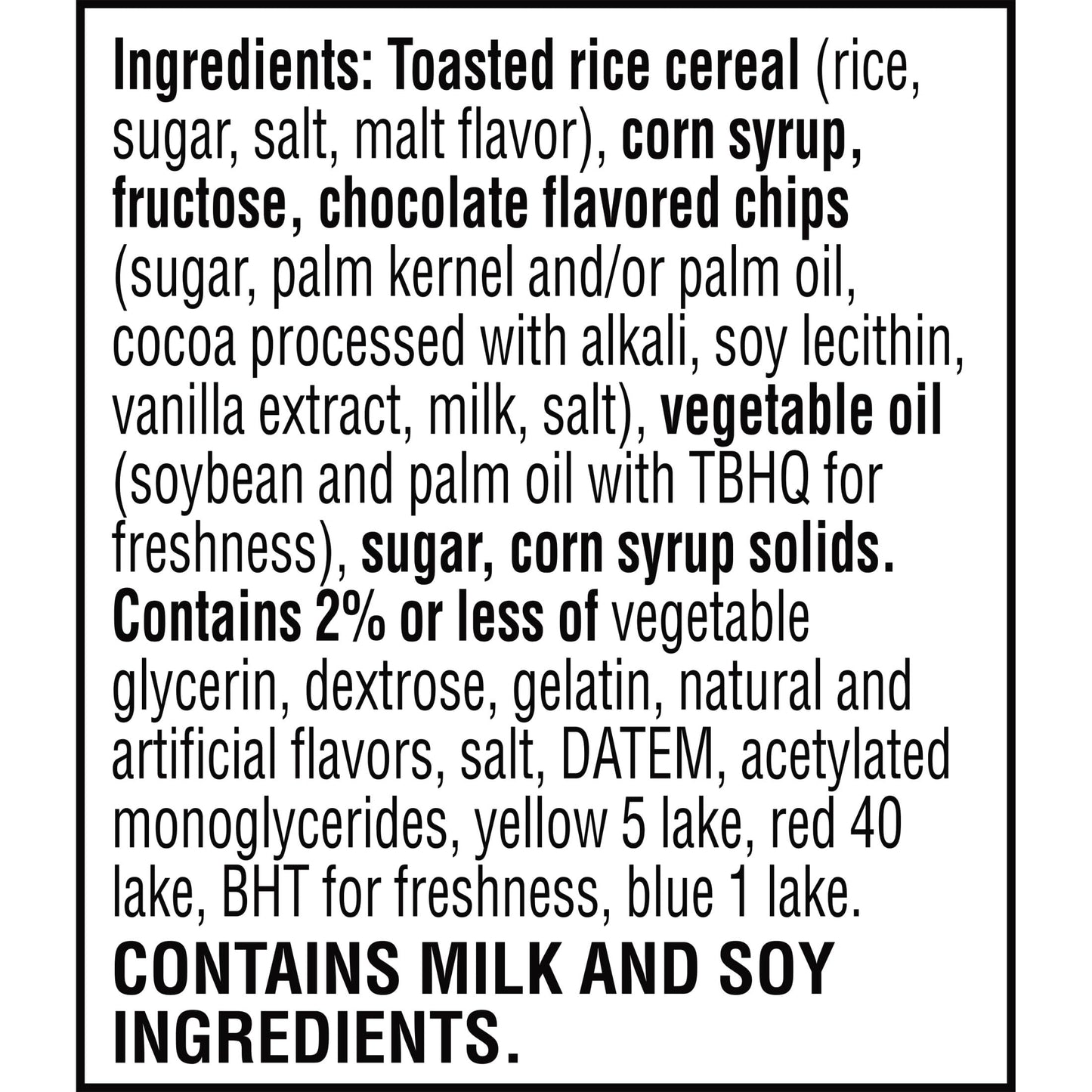 Rice Krispies Treats Marshmallow Snack Bars, Lunch Snacks, Chocolatey Chip Cookie Dough, 12.4oz Box (16 Count)
