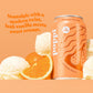 poppi Sparkling Prebiotic Soda with Apple Cider Vinegar, Orange Cream, 12 Fl Oz (Pack of 12)