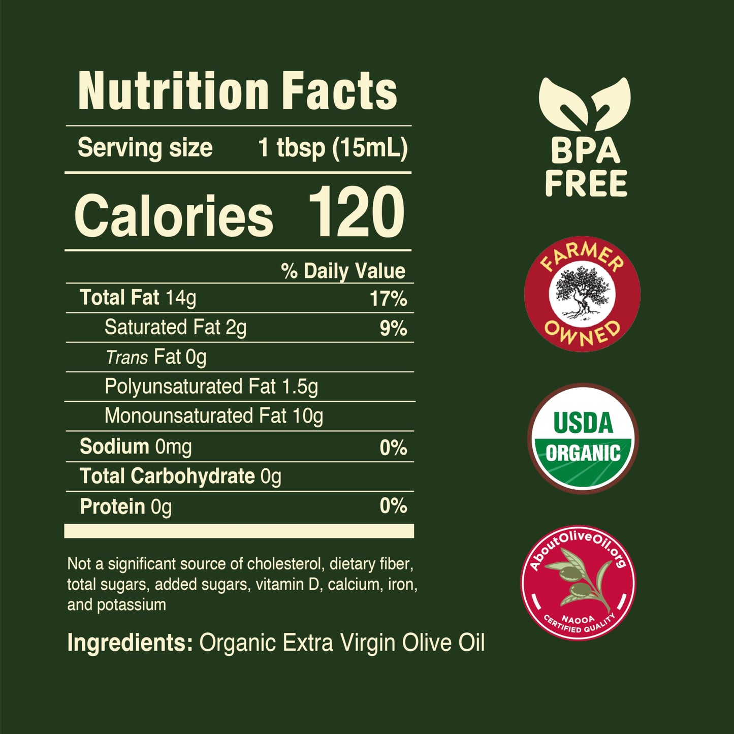 Pompeian USDA Organic Robust Extra Virgin Olive Oil, Contains Polyphenols, First Cold Pressed, Full-Bodied Flavor, Perfect for S