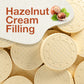 Fiorella Crunch Wafer Cookies, White Chocolate, Hazelnut Cream Filling, 18 Count, Individually Wrapped Snacks