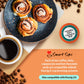 Smart Sips Coffee Pumpkin Spice Cinnamon Roll Coffee - Medium Roast, 48 Count Single-Serve Cups for Keurig K-Cup malt-inspired