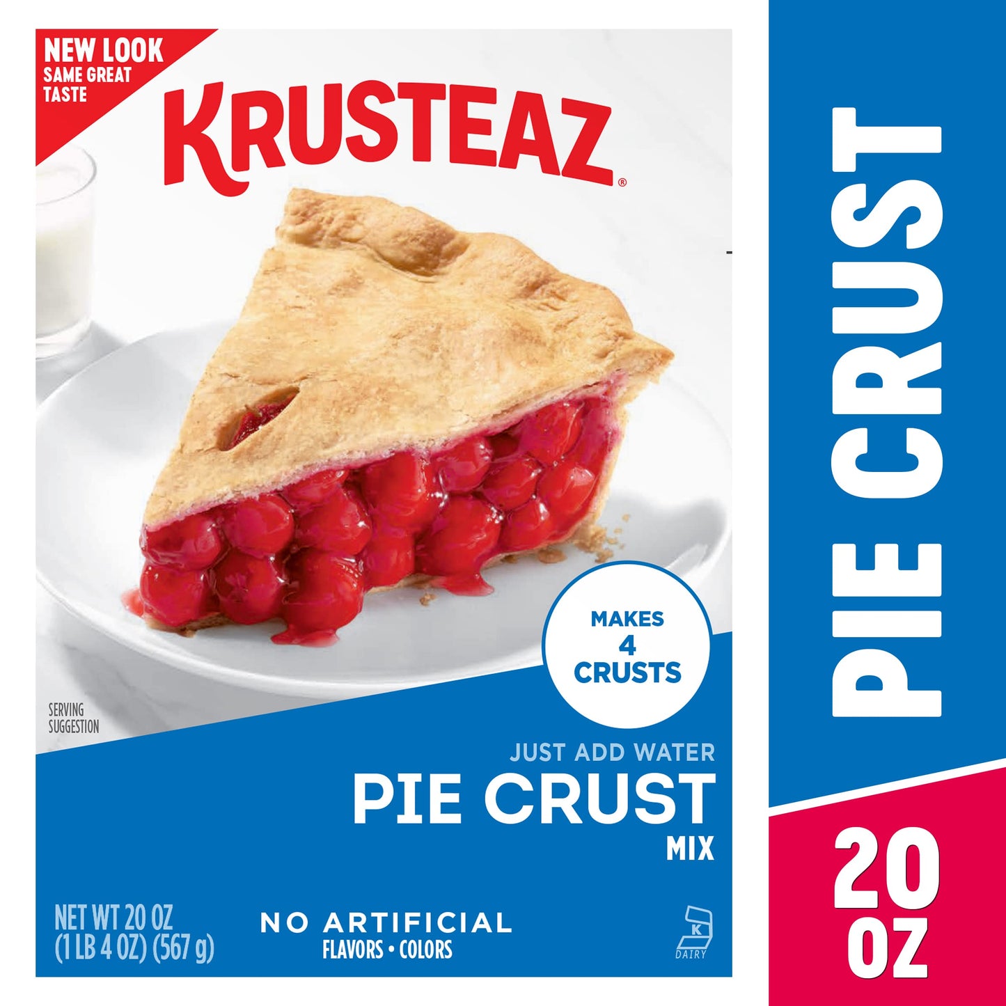 Krusteaz Traditional Light & Flaky Pie Crust Mix, 20 Oz (Pack Of 4)
