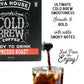 Java House Dark Roast Liquid Cold Brew Coffee On Tap, Espresso, 128 Fl Oz