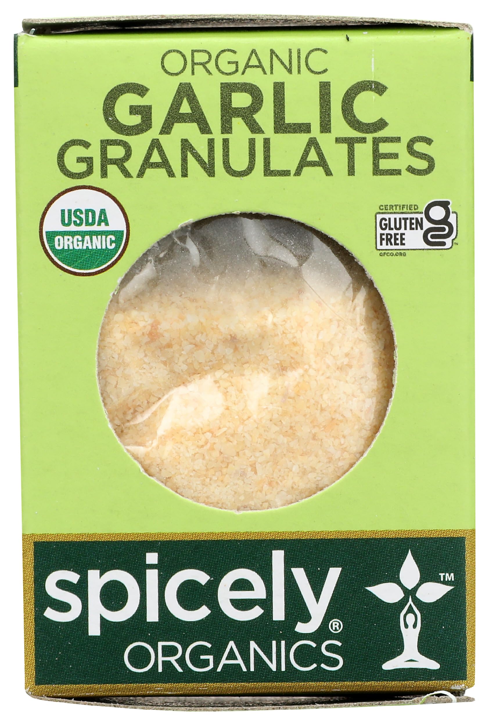 Spicely Organic Garlic Granulates 0.45 Oz Certified Gluten Free