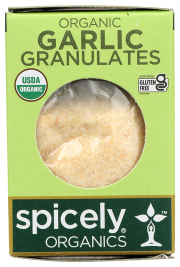 Spicely Organic Garlic Granulates 0.45 Oz Certified Gluten Free