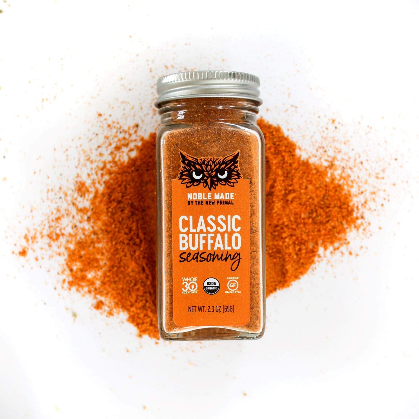 The New Primal Noble Made By Seasoning Spice & Dry Rub, Usda Organic, Whole30, Gluten-Free, Paleo & Keto Friendly,Classic Buffal