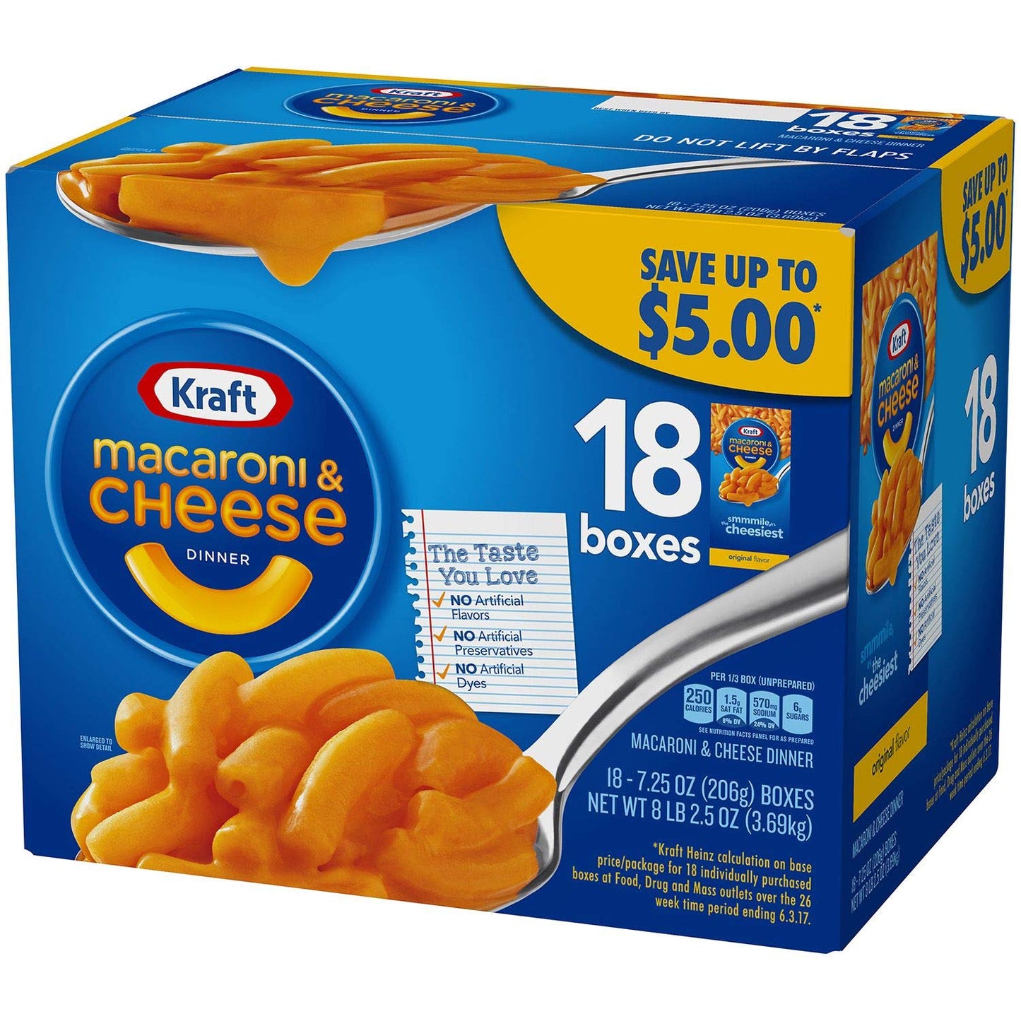 Kraft Macaroni & Cheese - 7.25 Ounces - 18 ct
