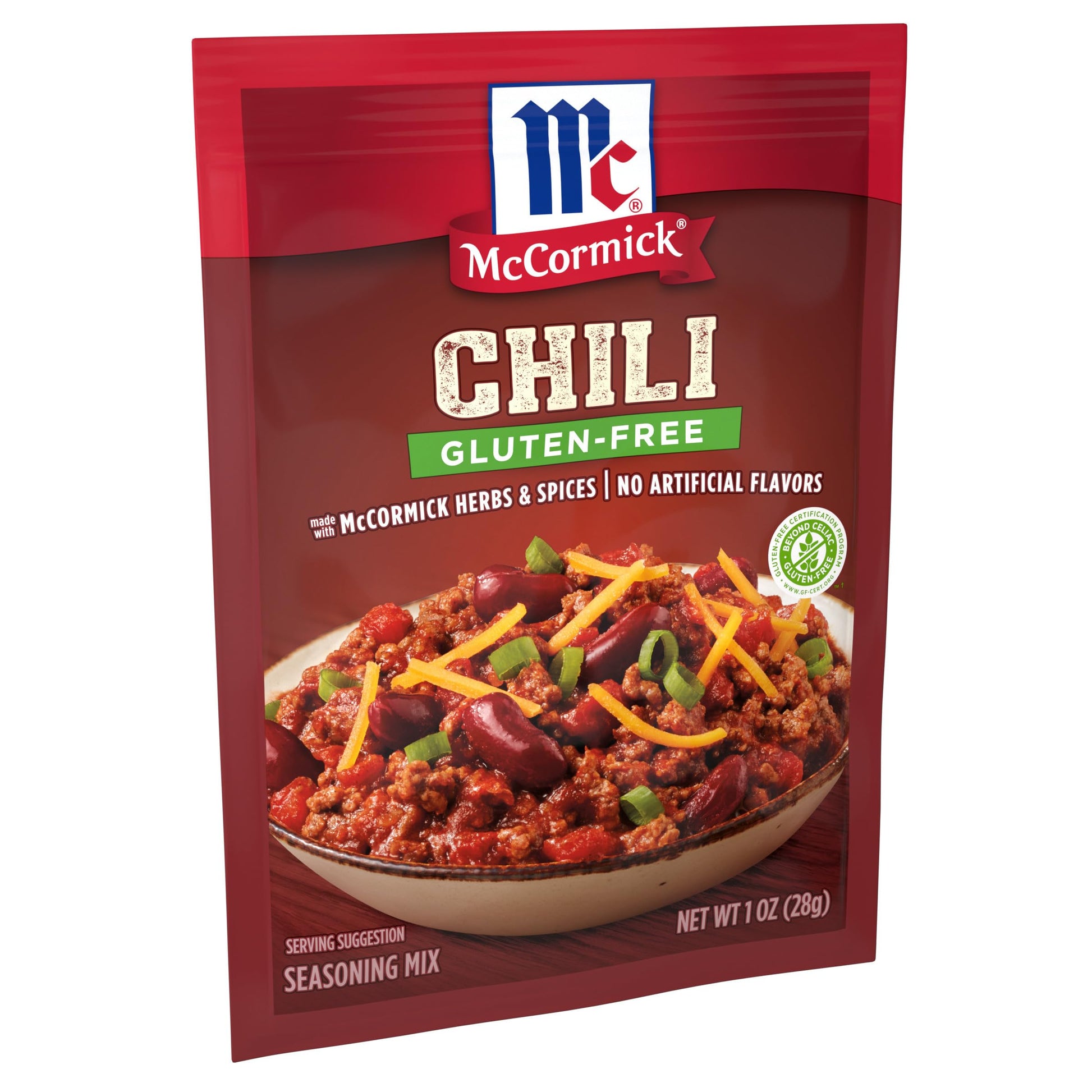 McCormick Gluten Free Chili Seasoning Mix, 1 Oz