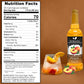 Syruvia Peach Syrup - Peach Syrup Flavor, 25.4 Fl Oz - Perfect For Cocktails, Ice Tea, Desserts, Italian Sodas, Ice And More, Ko