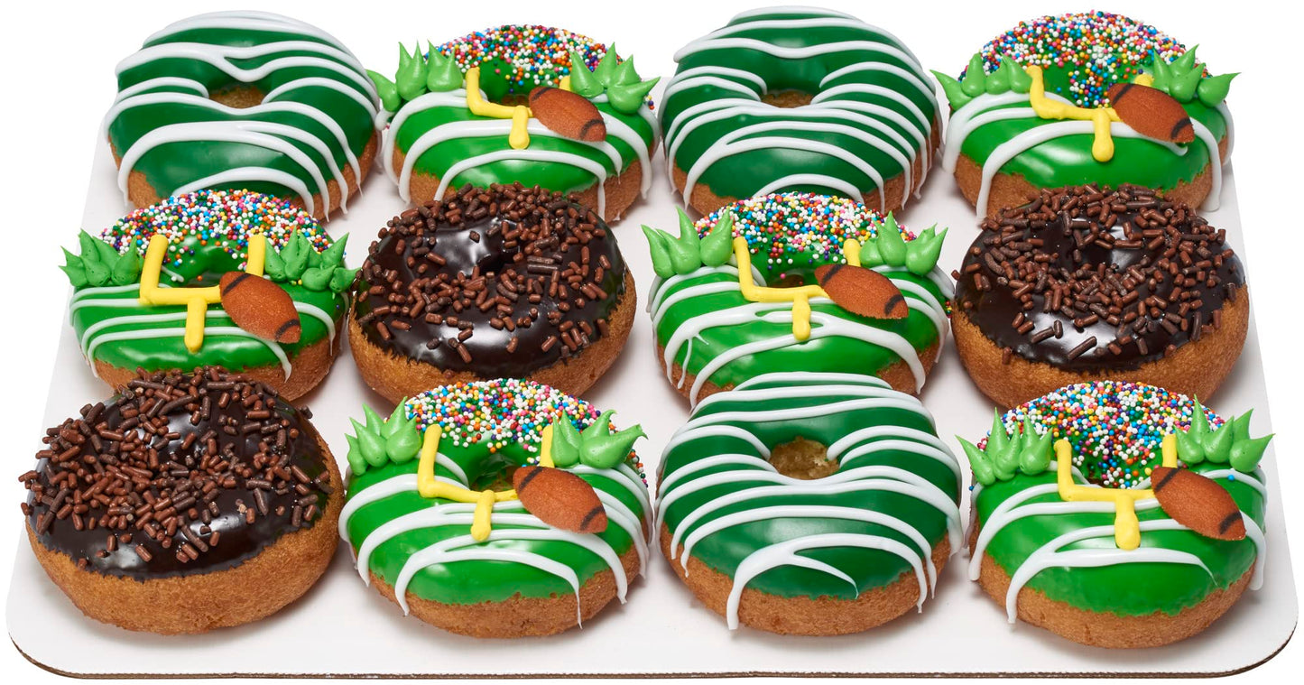 Lucks Dec-Ons Decorations Molded Sugar/Cup-Cake Topper  Football  1.125 Inch  264 Count