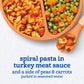 Gerber Mealtime For Toddler Spiral Pasta In Turkey Meat Sauce With Side Of Green & Yellow Beans, 6.67 Ounce (Pack Of 8)