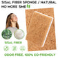 Natural Sponges Kitchen 9Pack,Eco Friendly Non-Scratch Scrub Sponge,Biodegradable Sisal Scrubber With Compostable Dish Sponges F