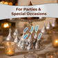 Mindys Goodies Milk Chocolate Kisses, 5LB Individually Wrapped Candy for Parties and Gift Baskets